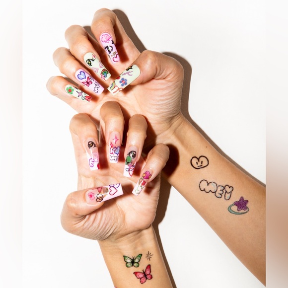 5 for $25! Inked by Dani x Nails by Mei Nail Art Tattoos - Picture 3 of 4